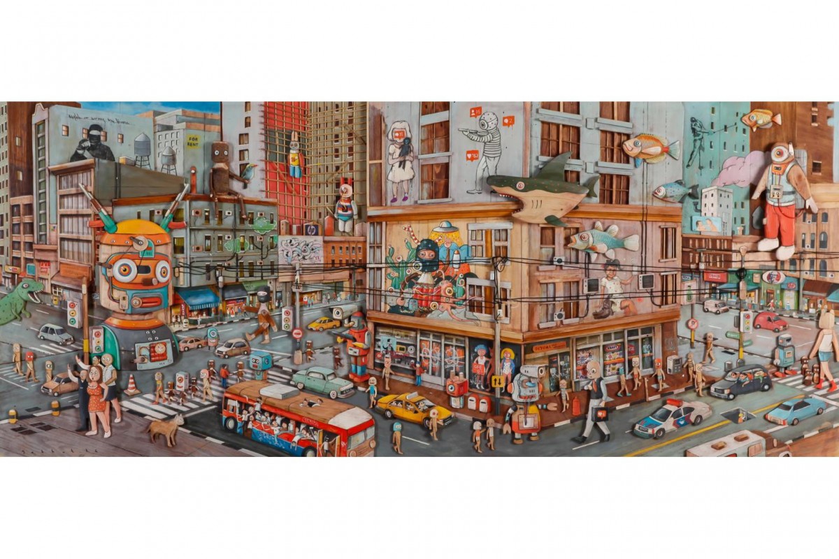 Karya yang memenangkan UOB Painting of The Year 2016, Right or Wrong My Home